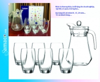 MẪU BỘ CỐC THỦY TINH