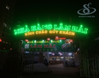 7.Biển NHÀ HÀNG LÂM HẢI